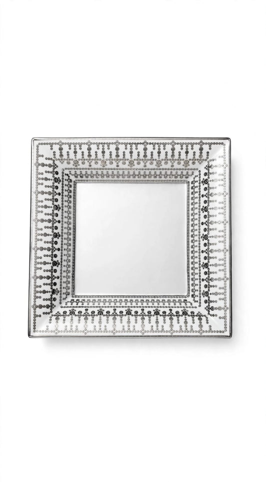 Tiara Blanc/Platine Large Tray