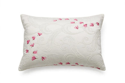 Cyclamen Blanc Pillow Case