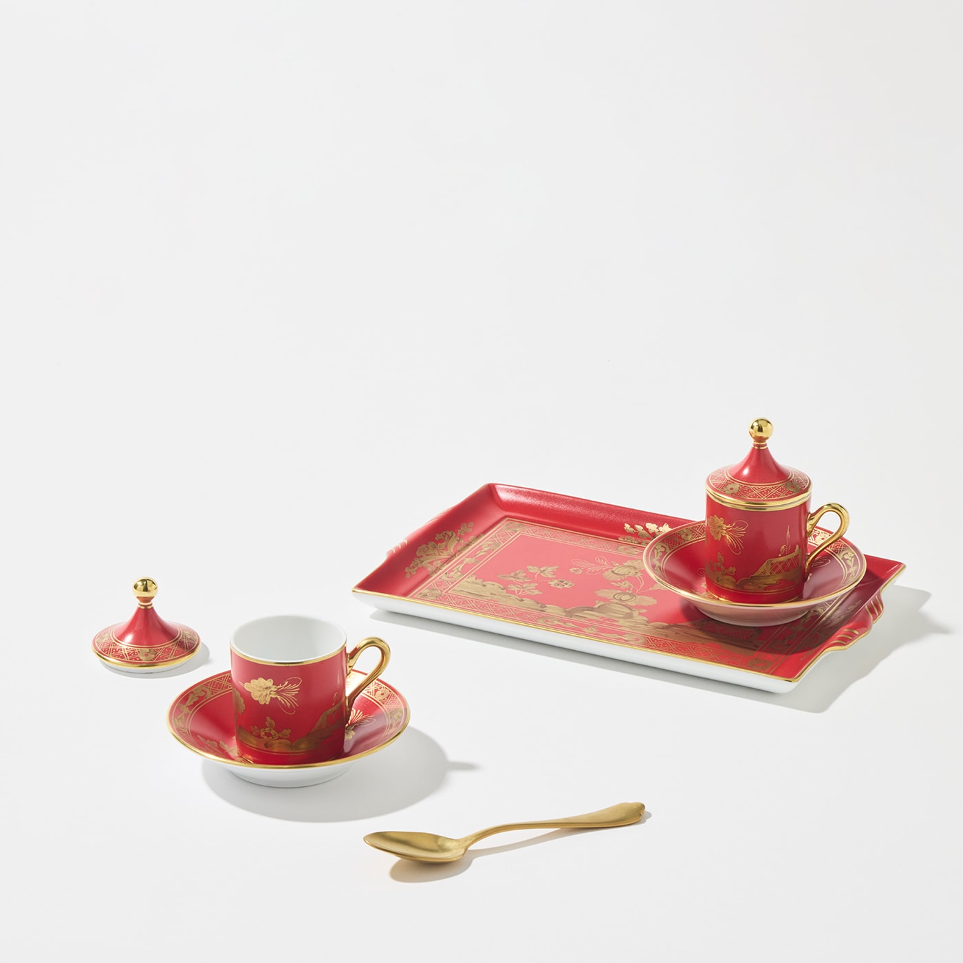 Oriente Italiano Rubrum Coffee Set  For Two