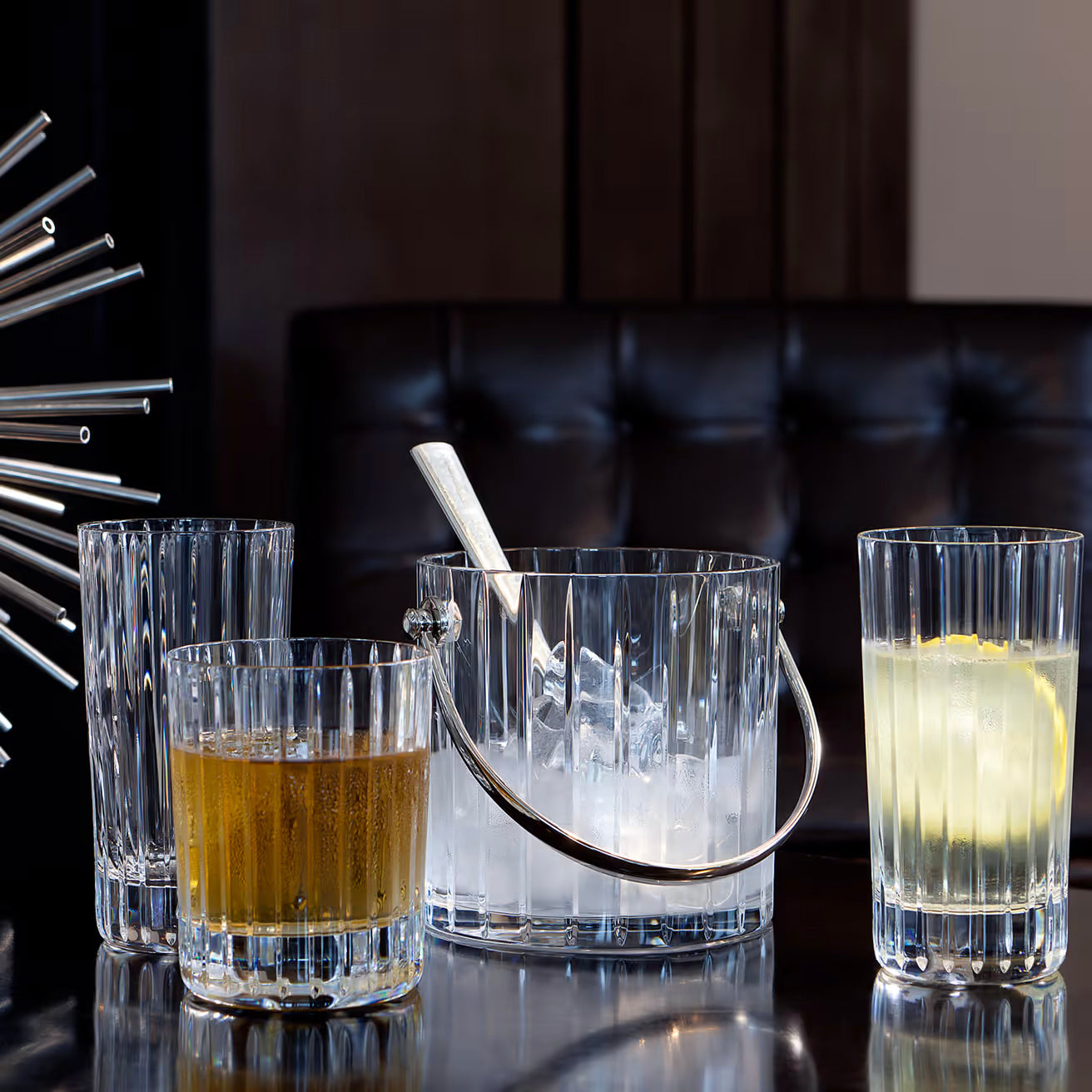 Harmonie On The Rocks Tumblers and Ice Bucket Set