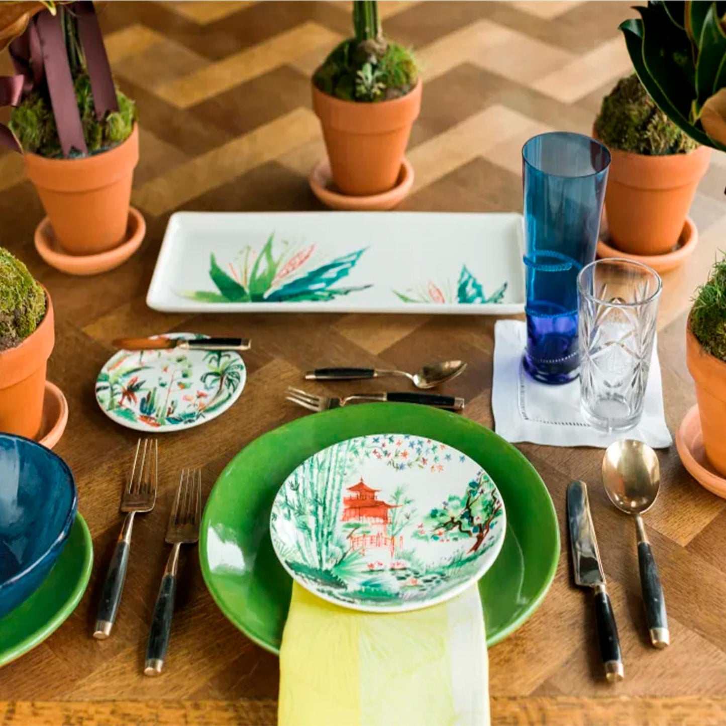 Jardins Estraordinaries Oblong Serving Tray