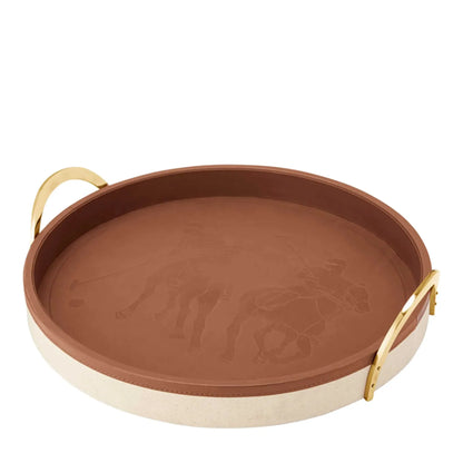 Garrette Leather Tray