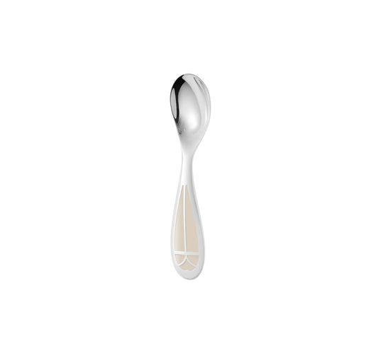 Talisman baby spoon Ivory silver- plated