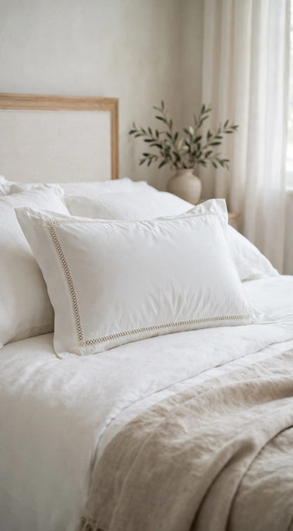 Etoile Blanc Pillow Case