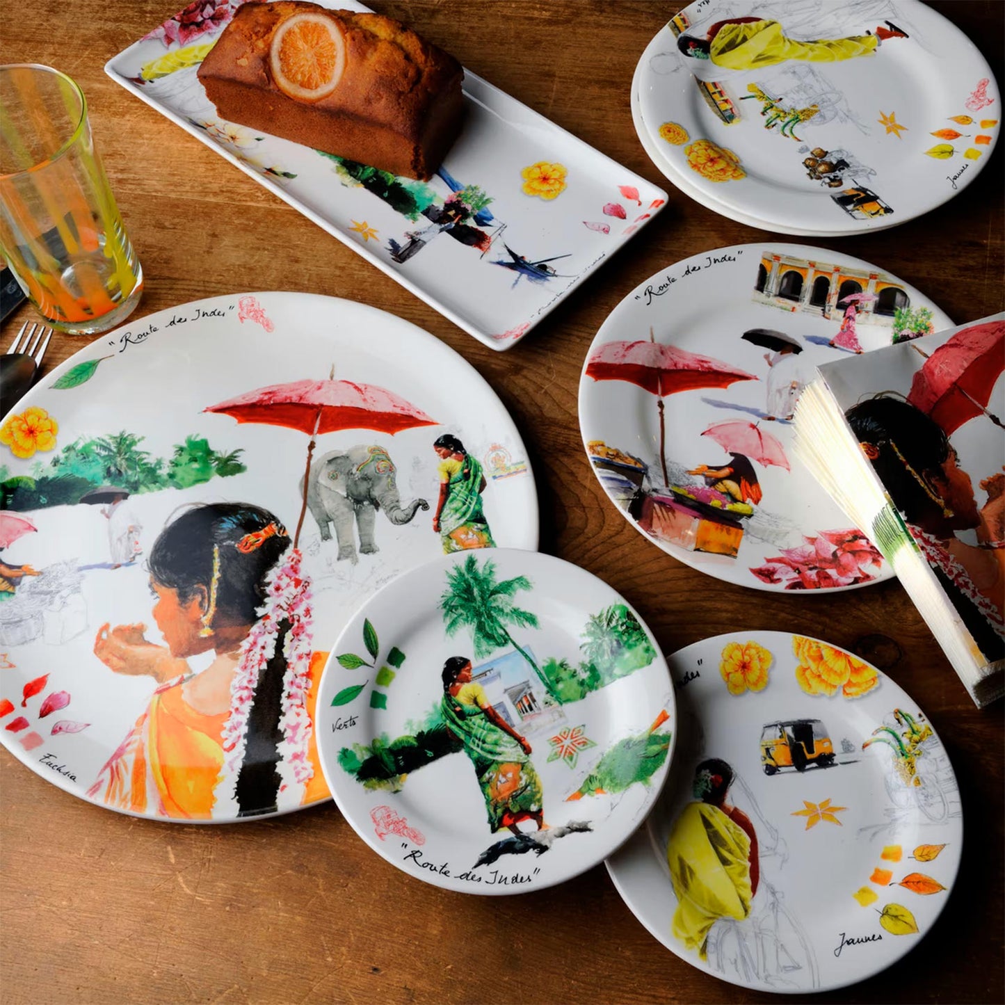 Route Des Indes Set of 2 Placemats