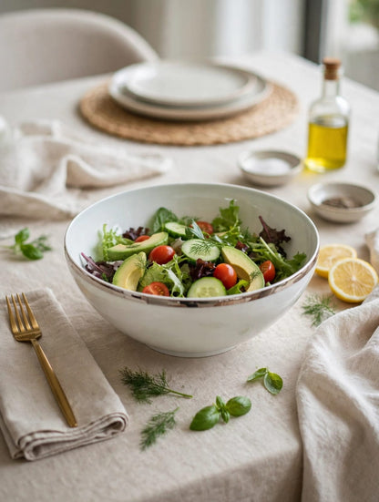 Vintage Deep Salad Bowl