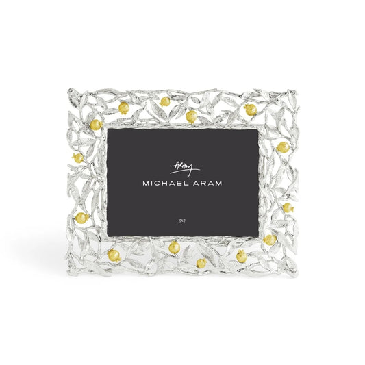 Pomegranate Silver & Gold Frame