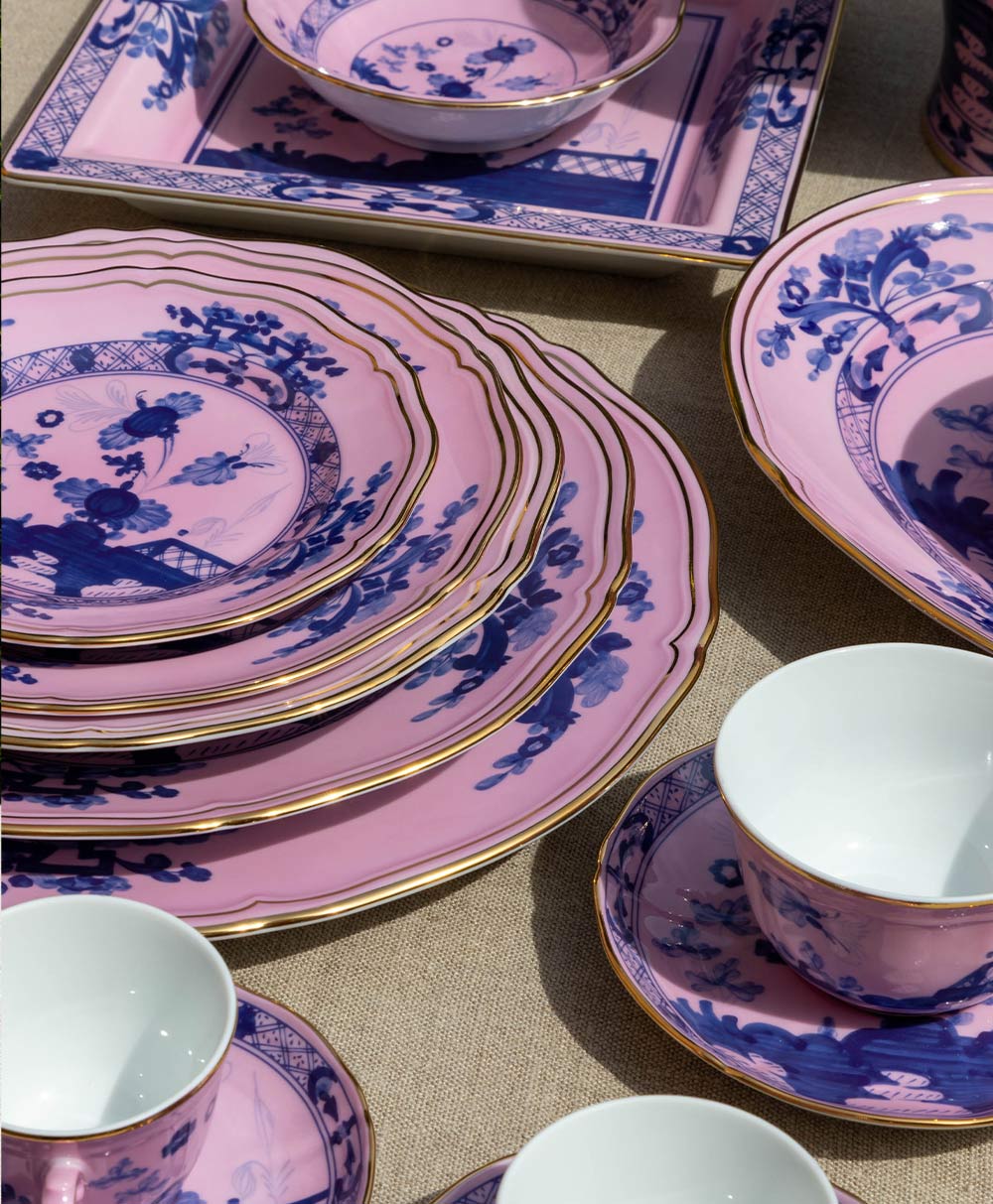 Oriente Italiano Azalea Dessert Plate