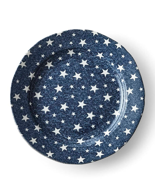 Midnight Sky Salad Plate, Light Indigo
