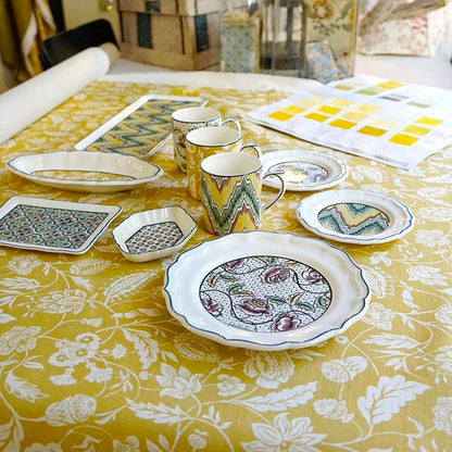 Dominote Set of 4 Dessert  Plates Assorted