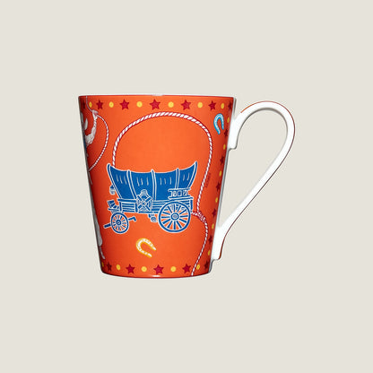 Western & Cie Enfants orange mug