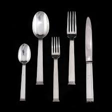 Commodore sterling silver 36-piece set for 6 people