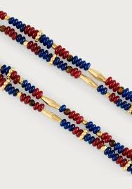 Neklace Milos Maroon