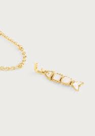 Milos Stone Fish Charm - Pearl
