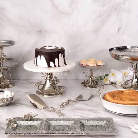 White Orchid Cake Stand