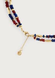 Neklace Milos Maroon