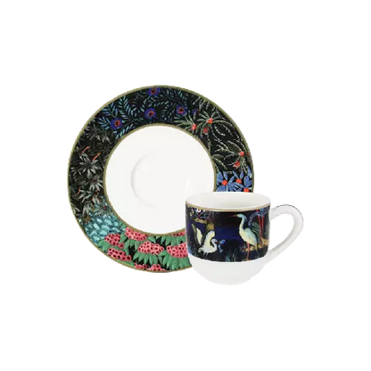 Jardin Du Palais 2 էսպրեսսոյի բաժակների և ափսեների հավաքածու