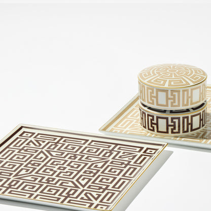 Labirinto Ebano Square Centerpiece