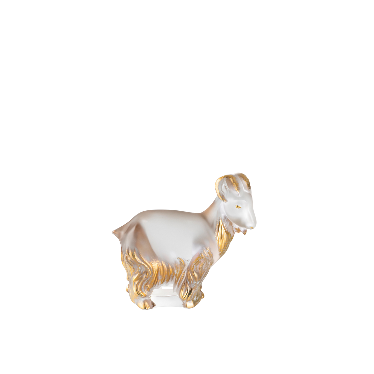 Goat sculpture gold