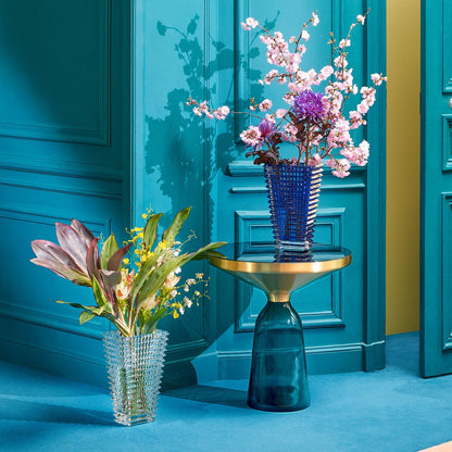 Eye Rectangular Vase L Blue