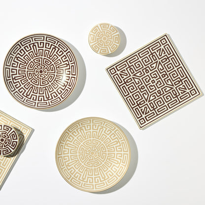 Labirinto Ebano Square Centerpiece