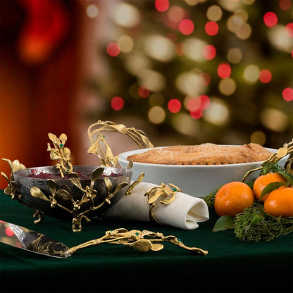 Mistletoe Napkin Ring Set of 4