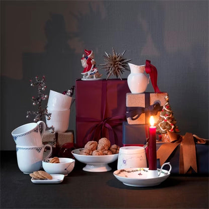 Star Fluted Christmas Candle Holder