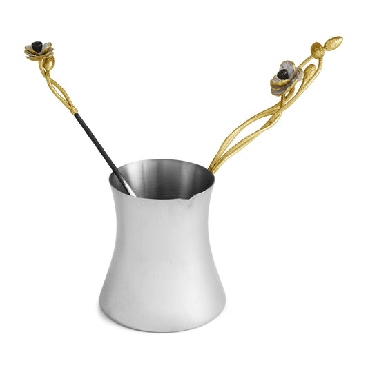 Anemone Coffee Pot with Spoon Large