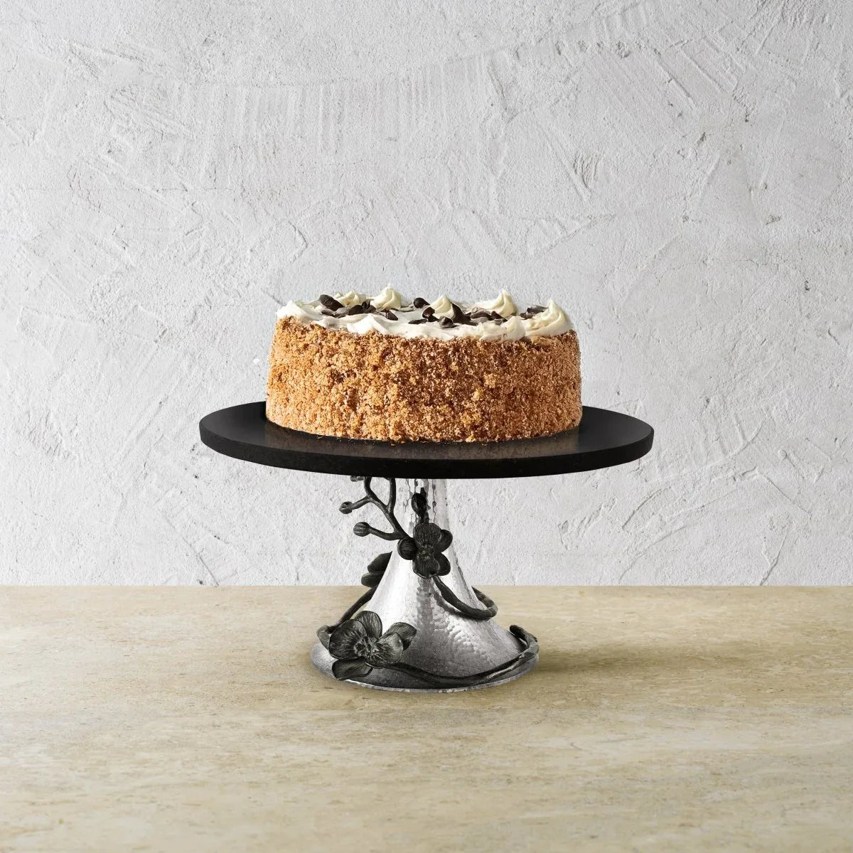 Black Orchid Cake Stand