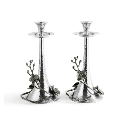Black Orchid Candleholders