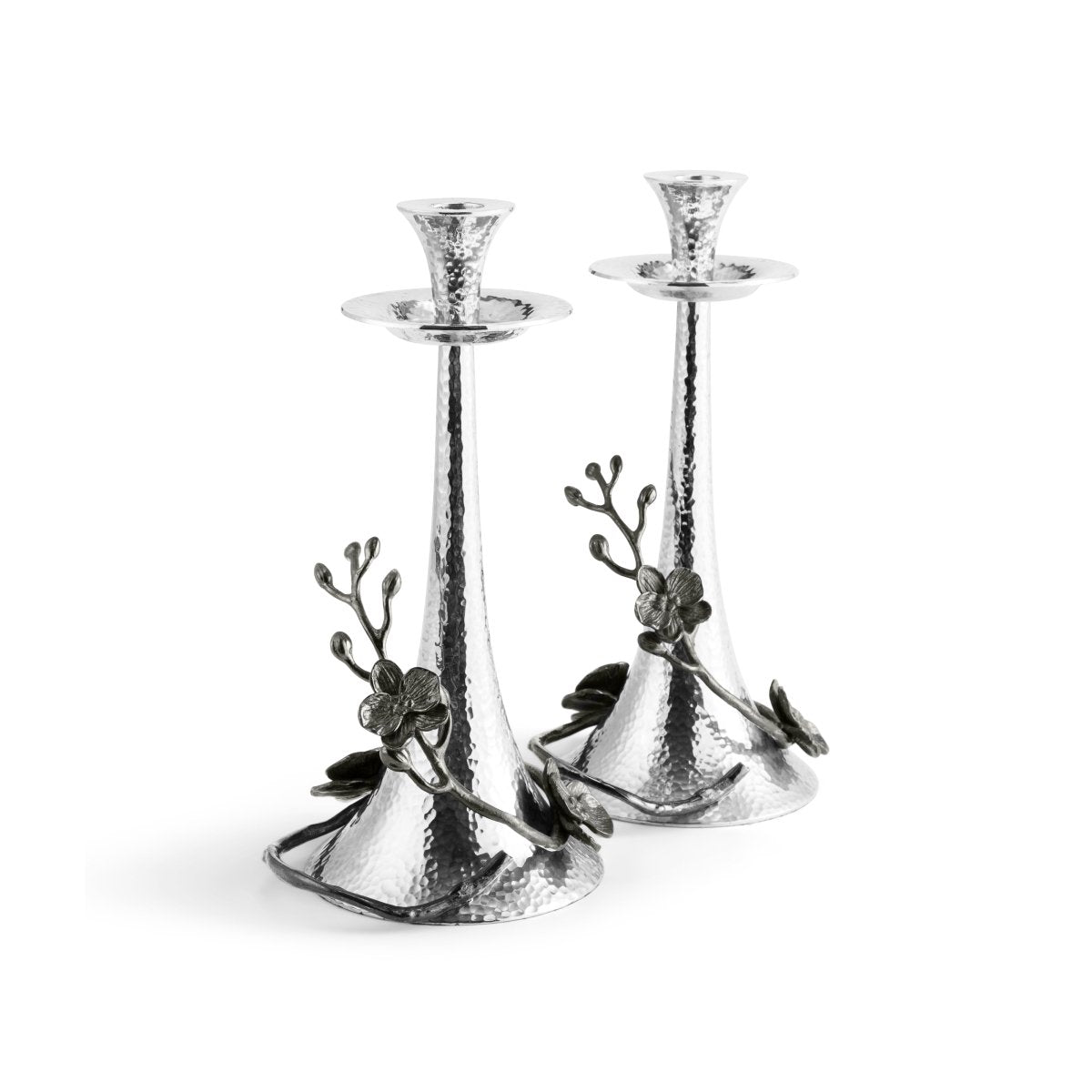 Black Orchid Candleholders