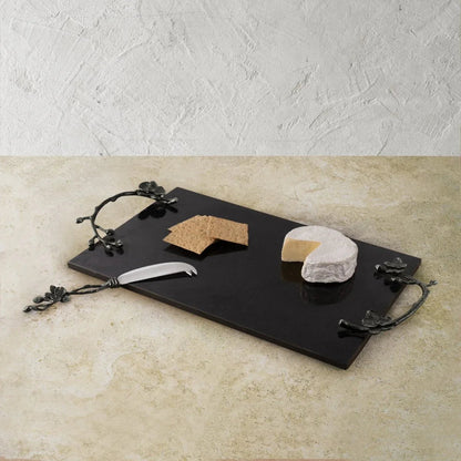 Black Orchid Cheese Board with Knife