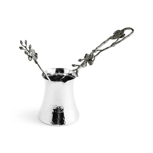Black Orchid Coffee Pot with Spoon by Michael Aram