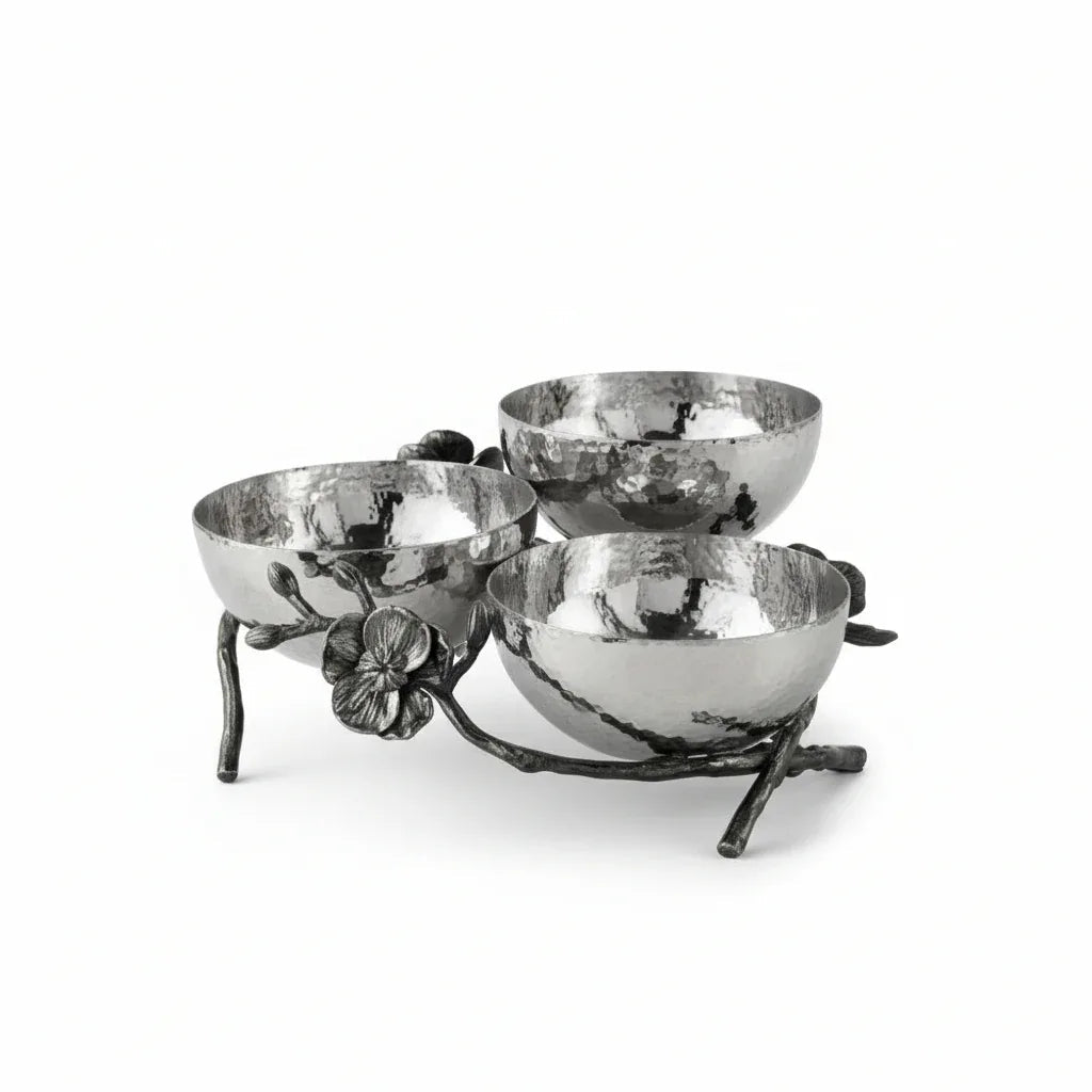 Black Orchid Nut Dish