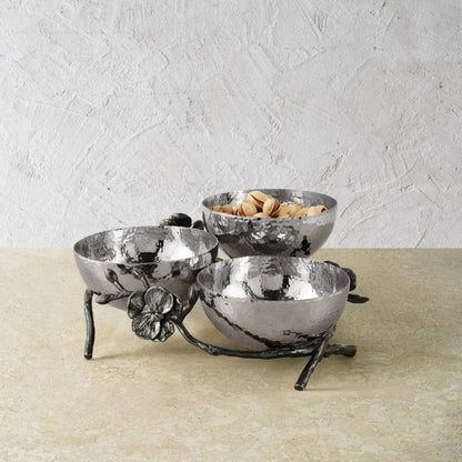 Black Orchid Nut Dish