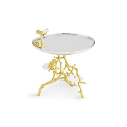 Butterfly Ginkgo Gold Candy Dish