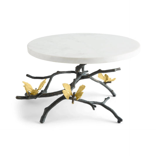 Butterfly Ginkgo Cake Stand by Michael Aram