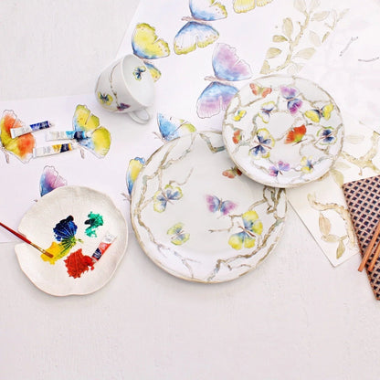 Butterfly Ginkgo Salad Plate/4