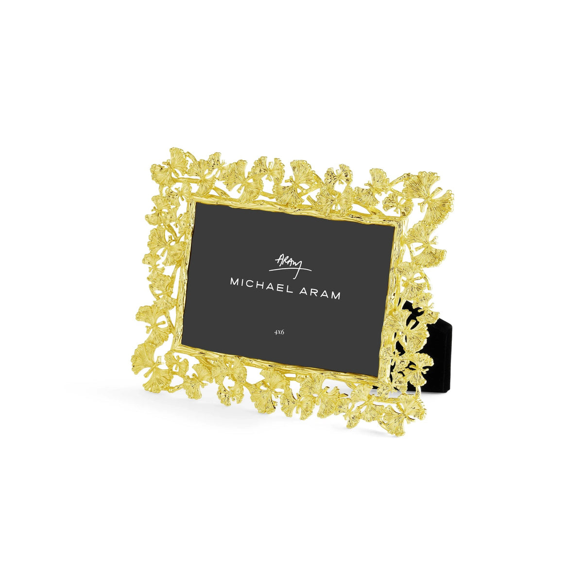 Butterfly Ginkgo Gold Sculpted Frame