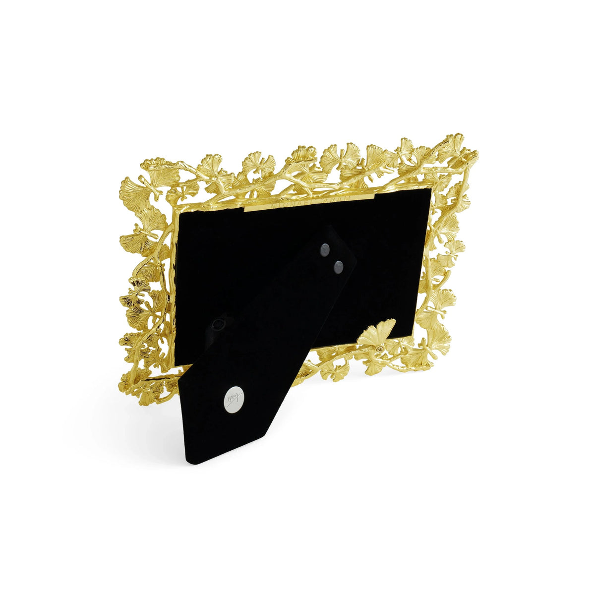 Butterfly Ginkgo Gold Sculpted Frame