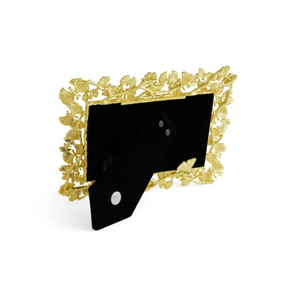 Butterfly Ginkgo Gold Sculpted Frame