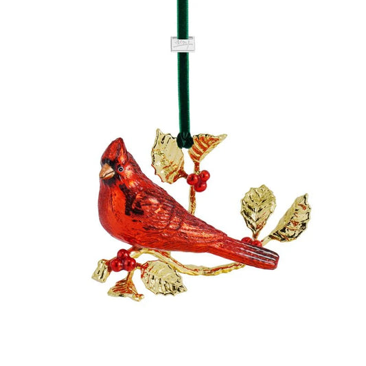 Cardinal Glass Ornament