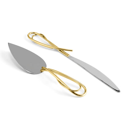 Calla Lily Cake Knife & Server
