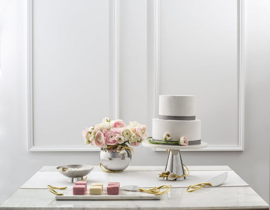 Calla Lily Cake Knife & Server