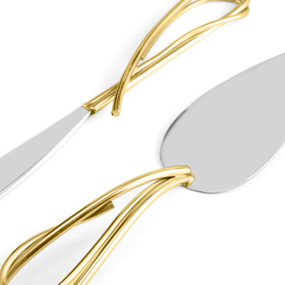 Calla Lily Cake Knife & Server