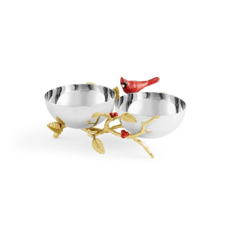 Cardinal Double Bowl