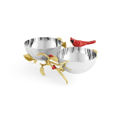 Cardinal Double Bowl