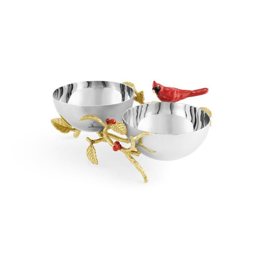 Cardinal Double Bowl