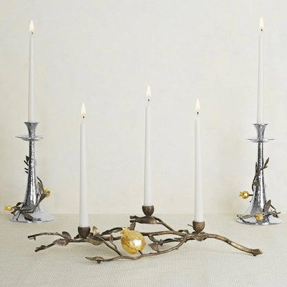 Pomegranate Tall Candleholders Set of 2