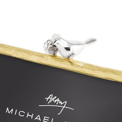 Lovebirds Silver & Gold